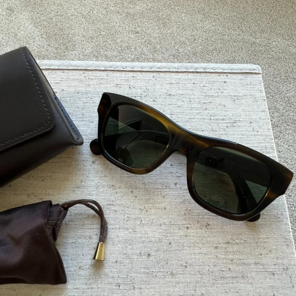 Oliver Peoples Keenan Dark Brown Sunglasses - Picture 4 of 13